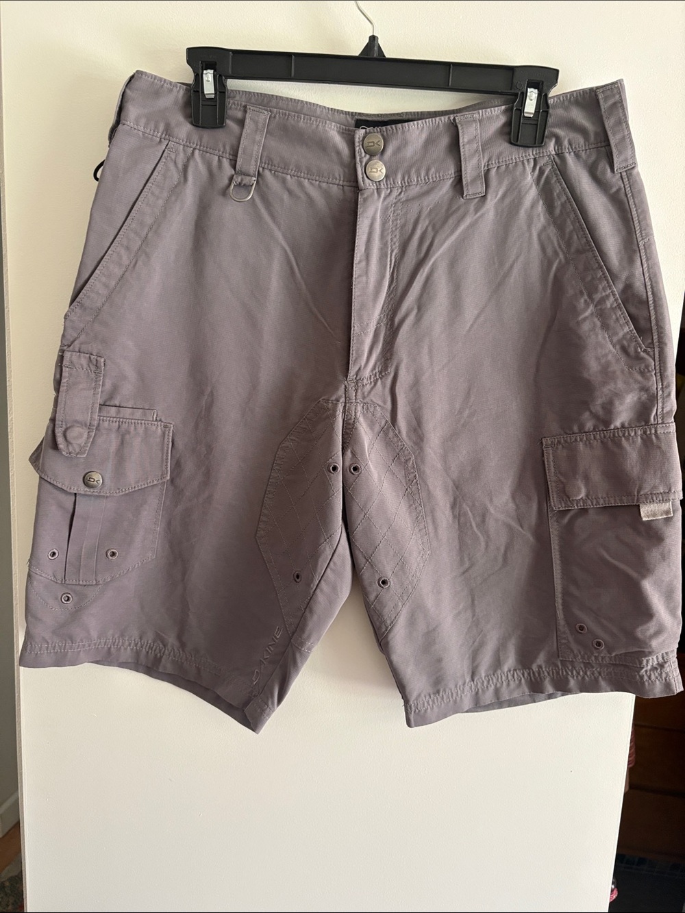 Dakine Men's Cargo Shorts in Mauve Gray - Utility Pockets